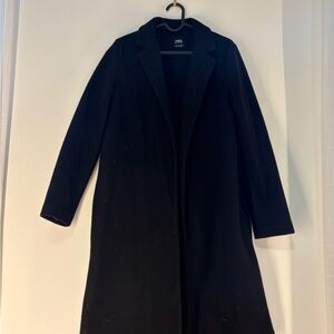 Zara Women's Elegant Black Trench Coat